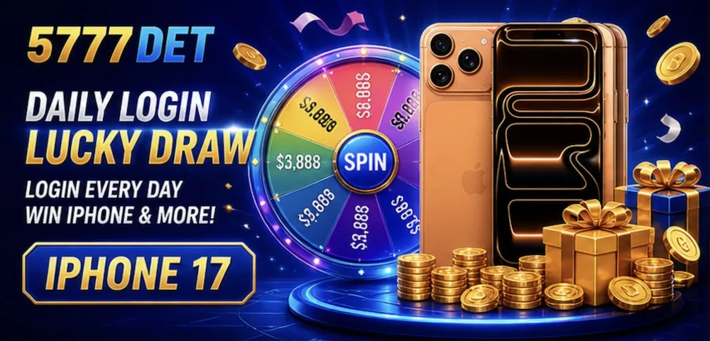 5777 det daily lucky draw banner